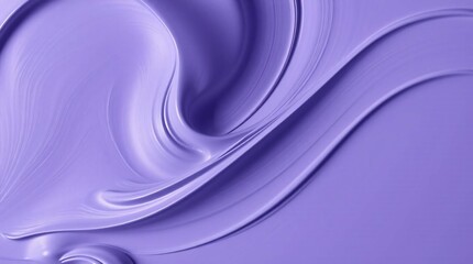 Fototapeta premium Abstract violet background with smooth stroke lines and waves.