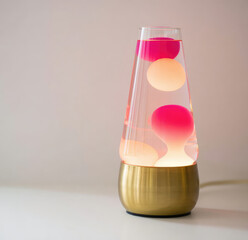 Glass vase on a table