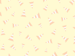 カラーコーン　パイロン　パターン　traffic cone　road cone　イラスト　背景　wallpaper　background