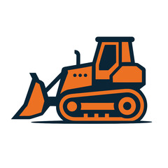 Construction Bulldozer Vehicle Icon