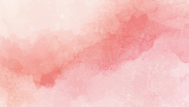 Watercolor Texture Pink Background: Abstract Soft Gradient Design with Pastel Paint for Creative Modern Art