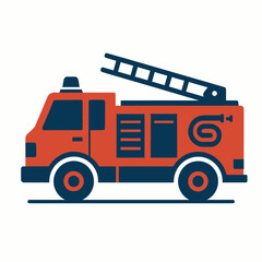 Fire Truck Emergency Vehicle Icon