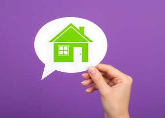 The dream of owning your own home. Financial security and independence. Achieve the dream of buying property concept.