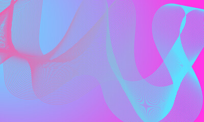 Pink and Blue Abstract Wavy Lines Background purple