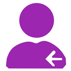 Purple User Access Icon