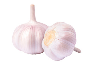 garlic isolated on transparent background