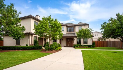 Obraz premium Luxurious suburban home