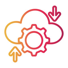 features Line Gradient Icon