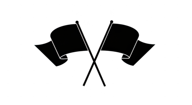 Two vintage microphones crossed on a transparent background isolated on transparent background