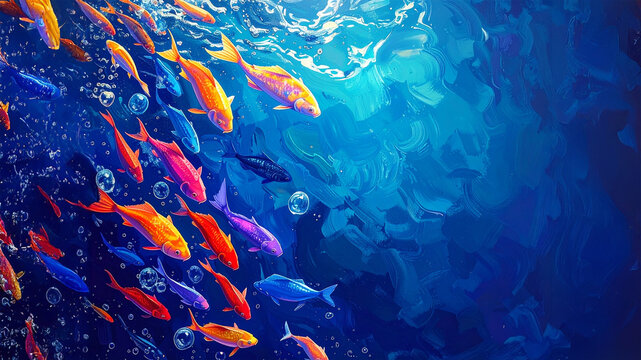 ACW Underwater Neon Fish Fantasy 7 2025