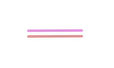 pink purple and red glowing neon lines, neon light line,  pink and red neon line on white background