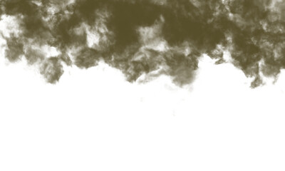 dark cloudy smoke effect, fluffy smoke pattern, dark fog spread on white background dramatic effect, modern design 