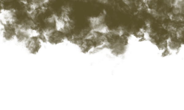 dark cloudy smoke effect, fluffy smoke pattern, dark fog spread on white background dramatic effect, modern design  - Powered by Adobe