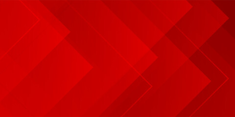 Fototapeta premium Abstract red color background. Dynamic shapes composition. abstract gradient red background.