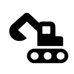 Fototapeta premium icon Excavator