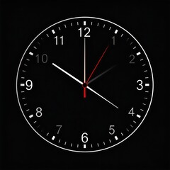 Digital clock face