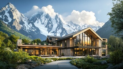 Luxury Mountain Chalet: Breathtaking Views, Unparalleled Design