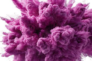 Vibrant magenta ink explosion