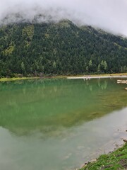 The beauty of the mist on the mountain tops and the river
