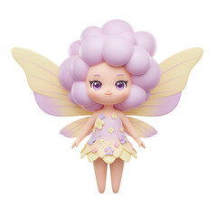 3D A Magical Fairy with Bubble Hair