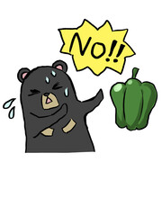 ピーマンが嫌いなゆるマレーグマ