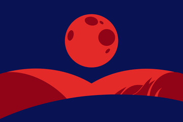 ladybug on the moon