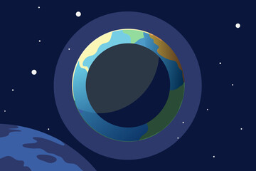 abstract background with stars