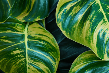 green leaves background