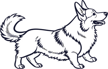 Charming silhouette illustration of a person in a graceful pose perfect for artistic designs