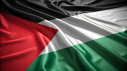 Fototapeta premium High-Resolution Close-Up of Palestine Flag