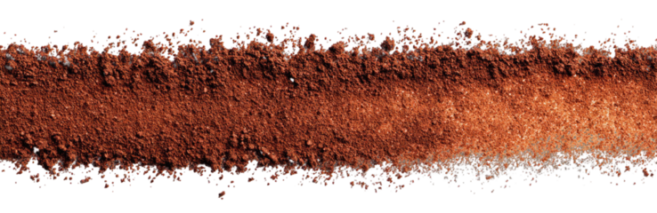 Brown textured, streaked,  abstract form