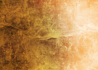 Abstract gold textured wall background