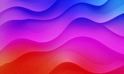 Obraz premium Abstract Gradient Waves of Blue Purple and Red Flowing Smoothly Across the Frame background