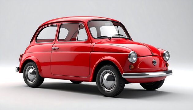 Fototapeta Red vintage car