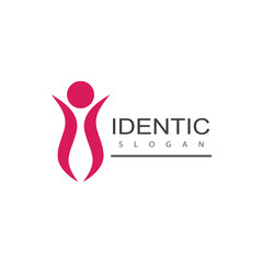 Genetic DNA logo vector and symbol