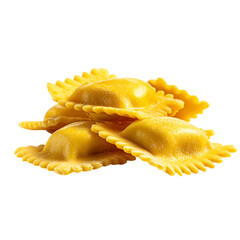 Ravioli agnolotti pasta food on transparent background