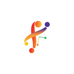 Genetic DNA logo vector and symbol