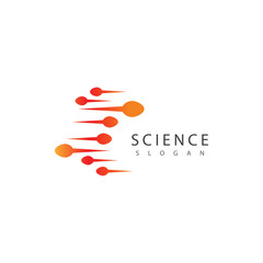 Genetic DNA logo vector and symbol