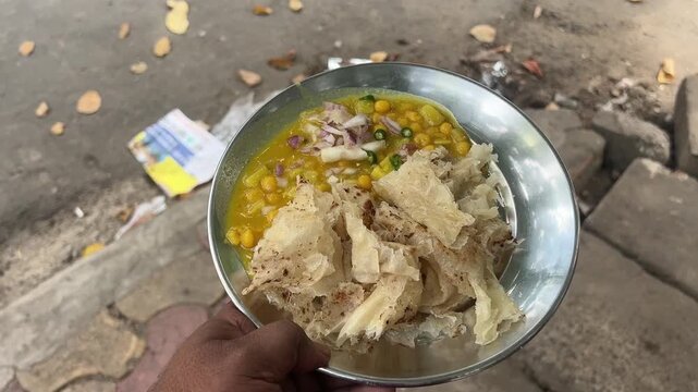Pitai Parotha, a special type of paratha sold in Bengal