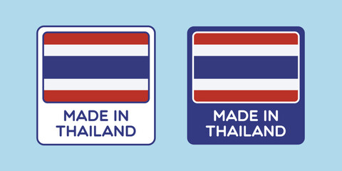 Vector Made in Thailand Labels