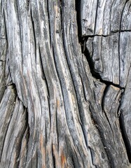 Obraz premium Close-up of weathered wood grain