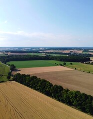 Panoramic rural landscape