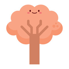 Flat Vector Tree Illustrations Nature
