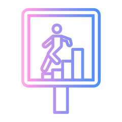 underground Line Gradient Icon