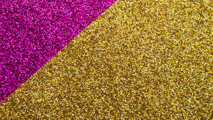 Abstract gold and pink glitter sparkle texture background