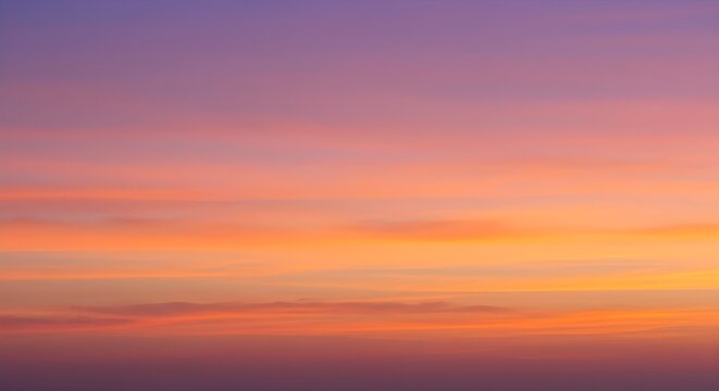 Sunset Gradient Sky Background &ndash; Warm Seamless Tones for Travel, Romance & Inspirational Designs, HD Ready for Web, Print & Motion