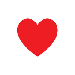 love vector design icon red color