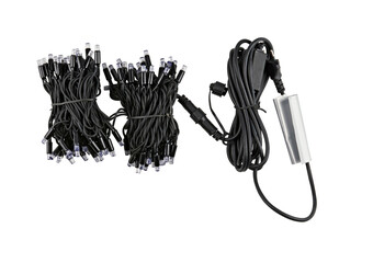 Flashing wires cut out isolated transparent background