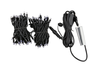 Flashing wires cut out isolated transparent background