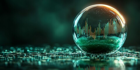 Crystal Ball Forecast Speculating on Future Trends and Market Analysis